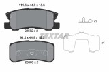 TEXTAR 2358202 set placute frana,frana disc