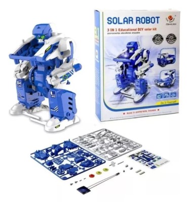 Robot cu energie solara 3 in 1 Robot-tanc-scorpion STEAM, Kit DIY-do It Yourself foto