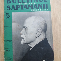 Buletinul saptamanii: Revista actualitatii in cuvinte si imagini, nr 32 - 1937