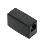 Cupla prelungire telefonica modulara RJ11 6P4C negru Well
