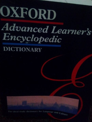 Oxford advanced learner&amp;#039;s encyclopedic dictionary (1992) foto