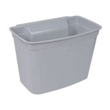 Cos de gunoi suspendabil, Kopenpal, Plastic, Gri, 27x16x18 cm, 7.5L