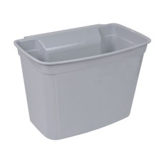 Cos de gunoi suspendabil, Kopenpal, Plastic, Gri, 27x16x18 cm, 7.5L foto