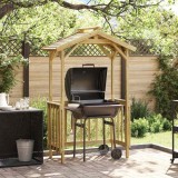 vidaXL Copertină pentru grătar Lemn de pin tratat 42013037