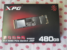 SSD ADATA SX8200 480GB PCI Express 3.0 x4 M.2 2280. foto