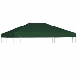 VidaXL Acoperiș de pavilion, 310 g/m&sup2;, verde, 4 x 3 m
