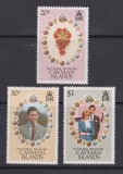 Insulele Cayman 1981 - Royal Wedding, Charles&amp;amp;Diana, serie neuzata
