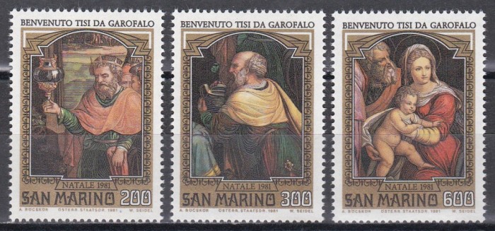 San Marino 1981 - 500 de ani de la nașterea lui Benvenuto Tisi, MNH
