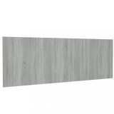 Cumpara ieftin Tablie pat de perete, gri sonoma, 240x1,5x80 cm, lemn compozit