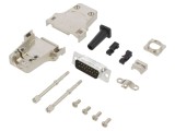 Conector D-Sub 15 Pin Tată Lipire pe Cablu Gold