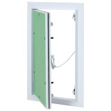 Panou de acces vidaXL cu cadru din aluminiu și placaj de ghips 250x500 mm