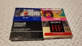 Lot 4 Casete Maxell, Scotch, Memorex, Sony TYPE I Normal Bias Sigilate