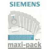 TYP S SAC ASPIRATOR MAXI-PACK, 8BUC. 00460761 pentru aspirator BOSCH/SIEMENS