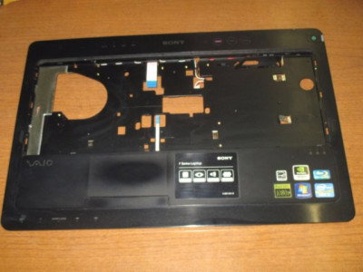 Palmrest+touchpad Sony Vaio VPCF Series / 012-000B-7279-B foto