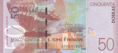Bancnota Sao Tome si Principe 50 Dobras 2016 (2018) - P73 UNC foto