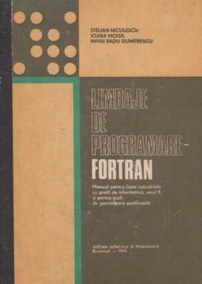 Limbaje de programare - Fortran foto