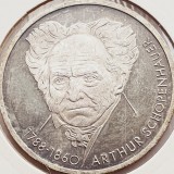 501 Germania 10 mark 1988 Arthur Schopenhauer - D - km 168, Europa, Argint