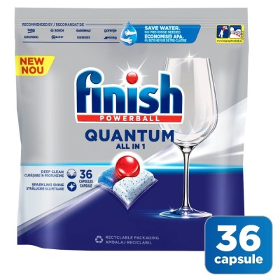 Detergent tablete pentru masina de spalat vase Finish Quantum All in One, 36 tablete foto