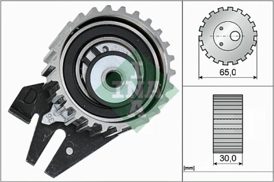 INA 531 0844 10 rola intinzator,curea distributie foto