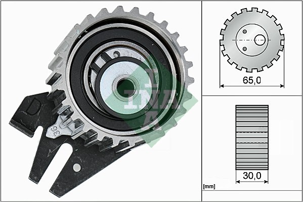 INA 531 0844 10 rola intinzator,curea distributie