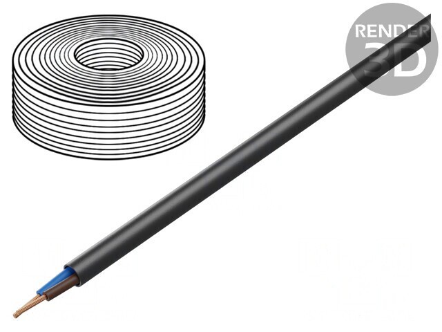 Cablu TITANEX H07RN-F 2x16mm2 Negru