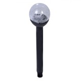 Lampa Solară Grădină, Glob, LED, Neagră, 23.5 cm, Cu ┼&oacute;ăru┼