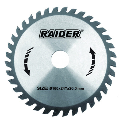Disc circular Raider, 160 х 20 mm, 24 T foto