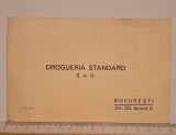 Cartolină farmaceutică &bdquo;Luizym &amp; Clauden&rdquo; &ndash; Drogueria Standard S.A.R. București &ndash; interbelic
