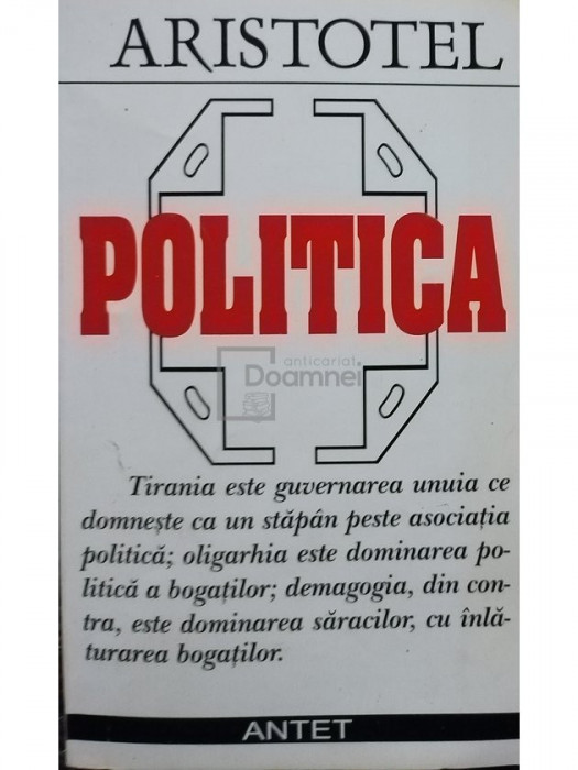 Aristotel - Politica (editia 1999)