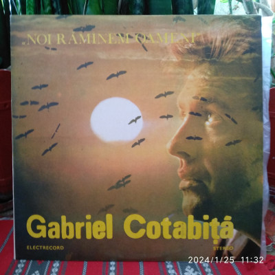 -Y GABRIEL COTABITA - NOI RAMANEM OAMENI ( STARE EX++ )DISC VINIL LP foto