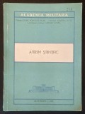 rara ATEISM STIINTIFIC 236 pag Filosofie Marxista Religie Originea Riturilor Sarbatorilor Mistice Sectele Religioase 1987 Academia Militara Stare buna