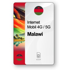 eSIM Internet Malawi, valabil 7 zile, trafic 1 GB, Standard
