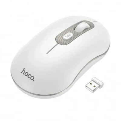 Mouse Wireless 1000-1600 DPI Hoco (GM21) Alb foto