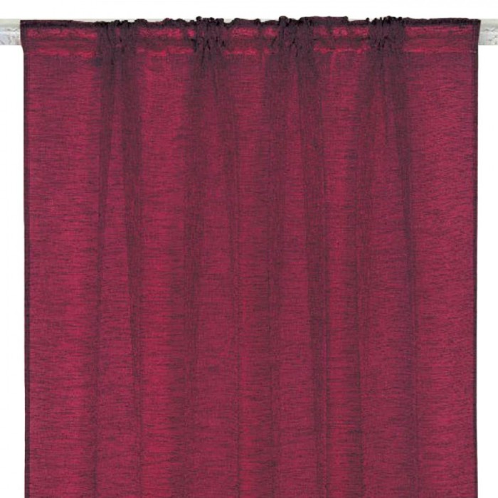Perdea Decorativă, Bordo, 140x260cm, Poliester