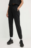 Dkny pantaloni de trening culoarea negru, cu imprimeu, DP4P3394