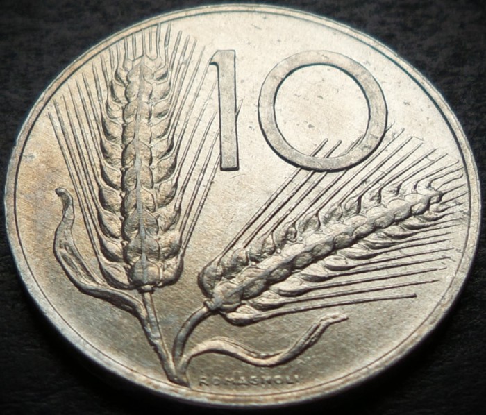 Moneda 10 LIRE - ITALIA, anul 1976 * cod 4481