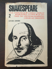 OPERE COMPLETE - Shakespeare (volumul 2) foto