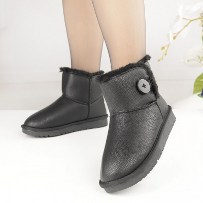 Cizme Tip Ugg De Dama 2294 Negre foto