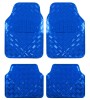 Covorase Auto Universale, model Diamond, culoare Crom Albastru