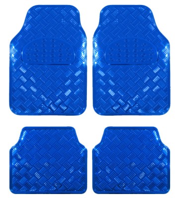 Covorase Auto Universale, model Diamond, culoare Crom Albastru foto