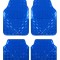 Covorase Auto Universale, model Diamond, culoare Crom Albastru