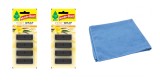 Odorizant auto Wunder- Baum Vent 2 Pack Vanillaroma si Laveta Microfibra 30x40cm, WUNDER-BAUM&reg;