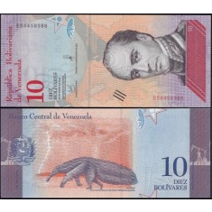 Venezuela 2018 - 10 bolivares, necirculata