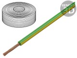 Cablu LAPP H07V2-K 6mm&sup2; PVC Verde-Galben 450V/750V Cod 4519004