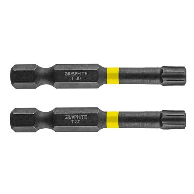 Set biti de impact TX30X50mm 1/4&amp;quot; 2buc. GRAPHITE 56H528 HardWork ToolsRange foto