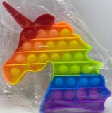 Jucarie antistres, Pop It forma Unicorn multicolor