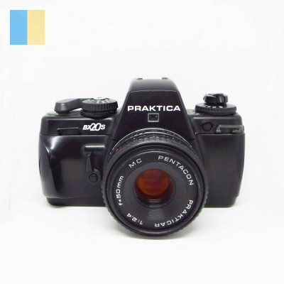 Praktica BX20s cu obiectiv MC Pentacon Prakticar 50mm f/2.4 foto