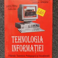 TEHNOLOGIA INFORMATIEI MANUAL PENTRU CLASA A IX-A - Tudor Sorin