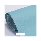 Rola din Piele Ecologica, Culoare Blue Sky Pentru Reconditionare si Retapitare Canapea, Scaun, Interior Auto, Autoadeziv Puternic, Usor de Aplicat Dim