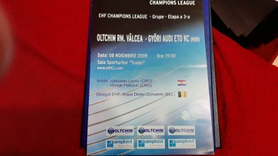 program Oltchim Rm. Valcea - Gyori Eto KC foto